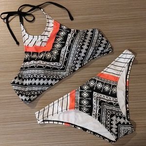 Cupshe Halter and Scoop Bikini